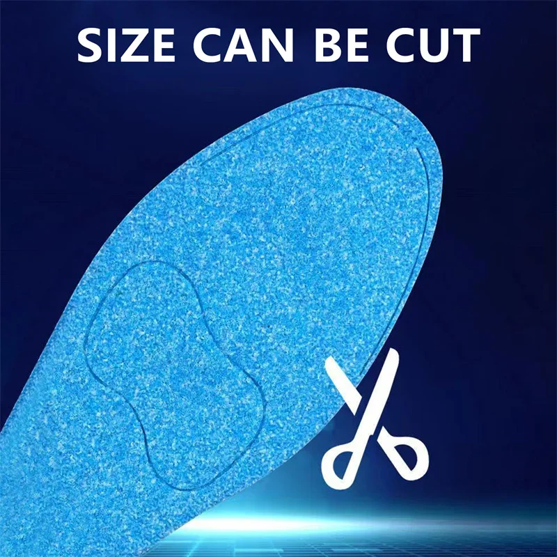 Unisex Soft Memory Foam Orthopedic Insoles Deodorizing Insole Shoes Sports Absorbs Sweat Soft Antibacterial Shoe Accessories