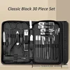 30 in 1 Manicure Set Nail Clipper Set Nail Kit for Women Men Stainless Steel Manicure Kit Professional with Travel Case 6