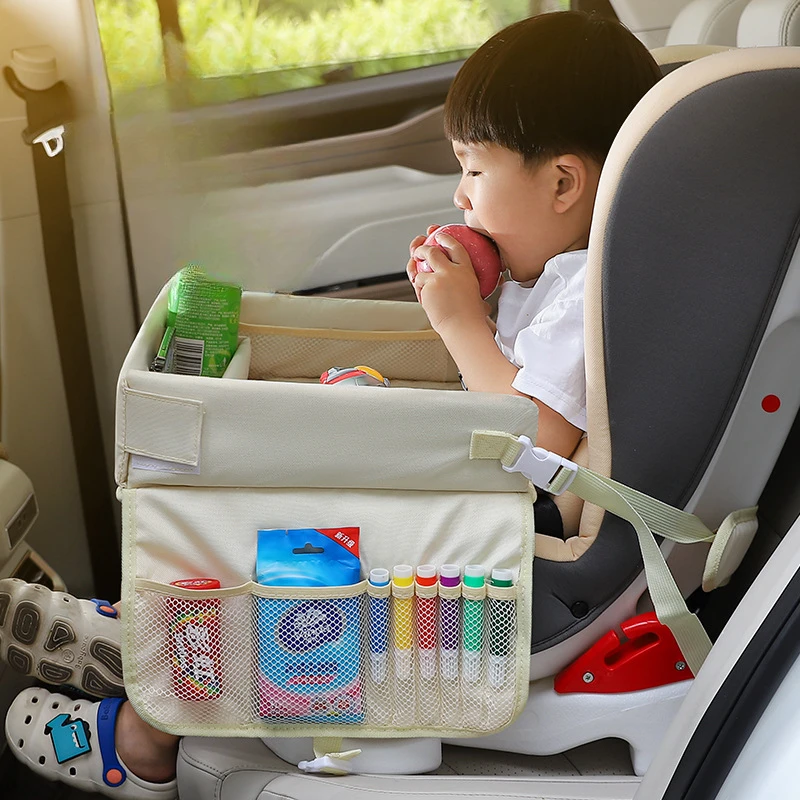 Storage Table Baby Stroller Pallet Table Car Child Safety Seat Tray Car Multifunctional Dining Tray Waterproof Baby Seat