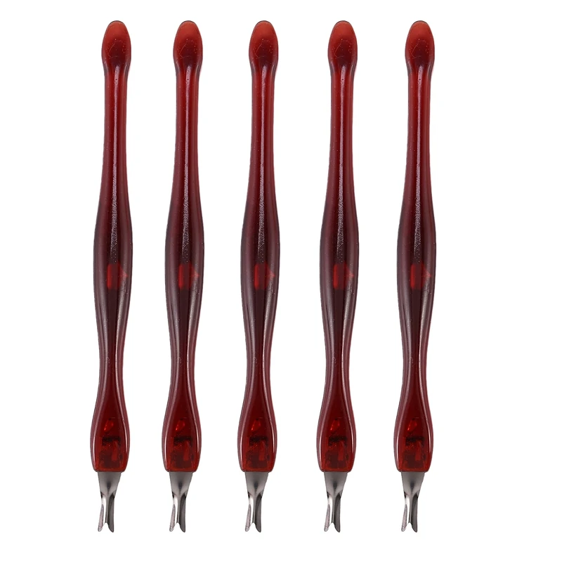 5Pcs Dead Skin Fork Trimmer Peeling Knife Cuticle Remover Nail Art Tool Manicure Nail Tool Makeup dead skin scraper
