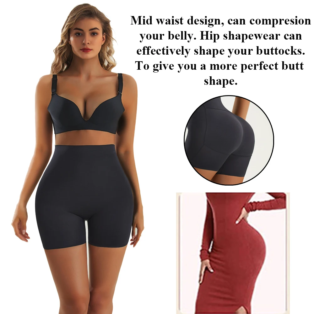 2 Pieces Butt Pad Underwear Seamless Waist Trainer Enhancer Body Shaper Panties Mainland China Hip Shapewear Tummy Control