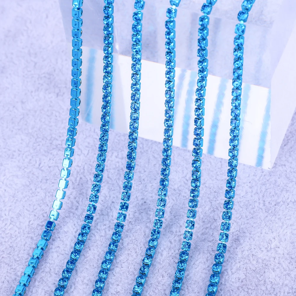 Elegant Gold Crystal Rhinestone Chain Decoration