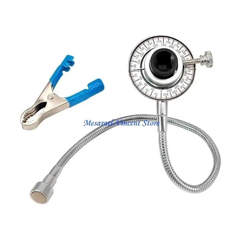 A70F 1/2인치 드라이브 토크 각도 게이지 렌치 360도 회전 비틀림 측정기