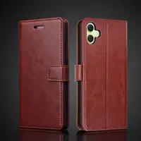 Card Holder Cover Pu Leather Case for Samsung Galaxy A05 A 05 Flip Cover Retro Wallet Phone Case Business Fundas Coque