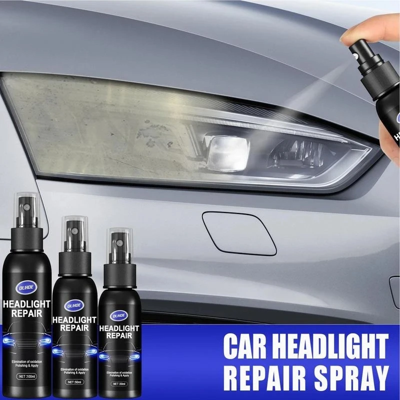 Car Headlight Polishing Agent Scratch Remover Repair Headlight Renewal  Polish Liquid Headlight Restoration Kit Auto Accessories