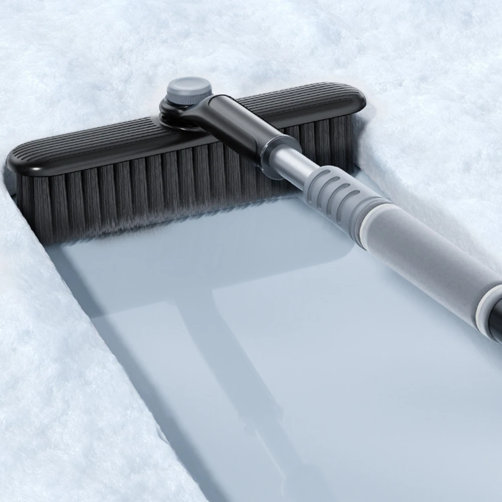 2 in 1 Snow Ice Shovel Multifunction Snow Cleaning Squeegee Broom Telescopic Shovels Auto Glass Deicing Quick Cleaning Tool