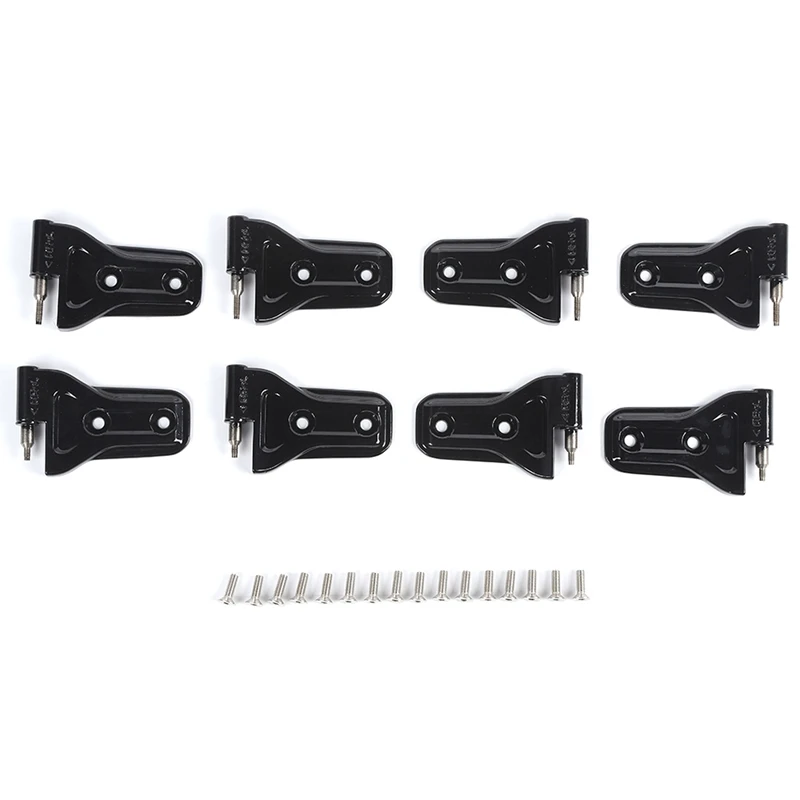 Door Hinge Kit, 8PCS Front Door Rear Door Hinges For Jeep Wrangler JL 4 Door 2018 2022 Gladiator