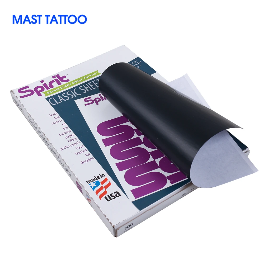 Black Hectograph Tattoo Stencil Paper - Spirit ( Made In USA