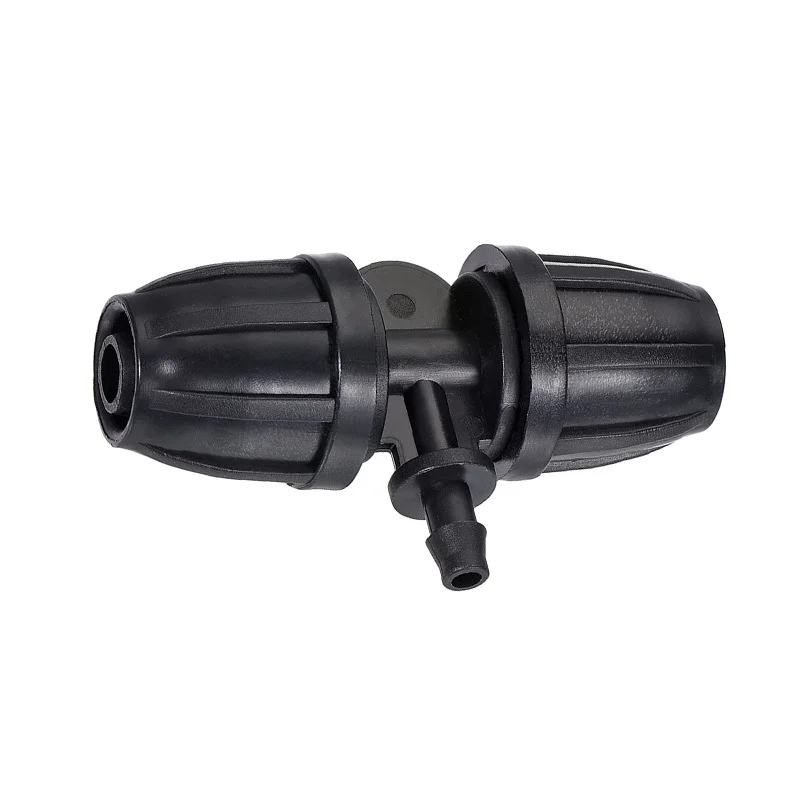 

Garden Hose Connector Tee Straight Elbow End Plugs Barbed ReducingPipe Adapter Irrigator Fitting