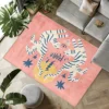 Pink Tiger Area Rug Animal Theme For Bedroom Fashion Decorative Rug Living Room Large Anti-slip Carpet for Corridor Bedroom Mat 4
