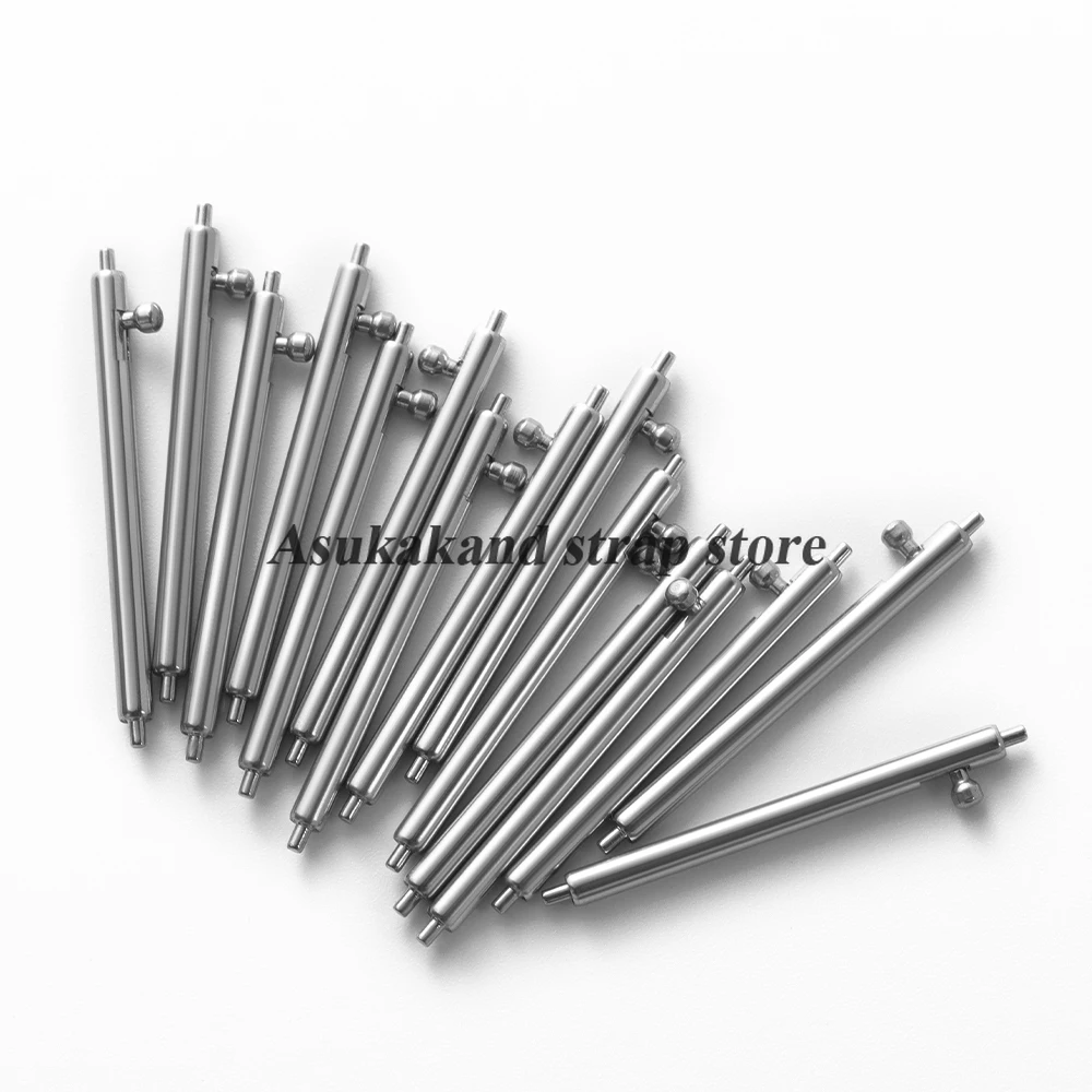 Quick Release Watch Band Spring Bar Set - 20 High-Durability Metal Spring Link Pins, Various Thicknesses and Sizes