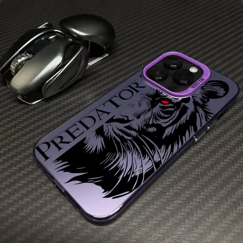 Majestic Wildlife Series Phone Case - Wolf, Eagle, and Tiger Design