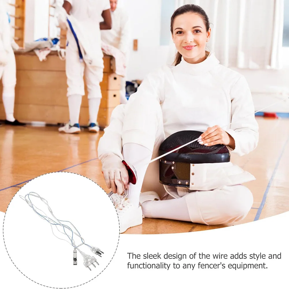 Fencing Body Cord Fencing Mask Cord Protective Mask Connector Two-Pin/Three-Pin Plug Accessories