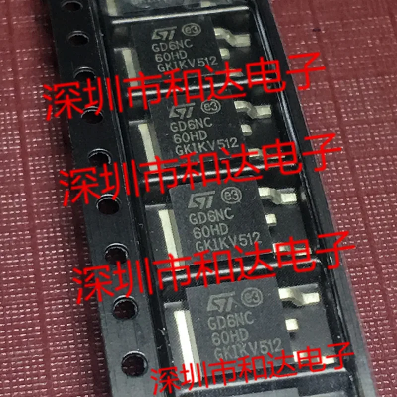 

10 шт. Оригинальный Новый GD6NC60HD STGD6NC60HD TO-252