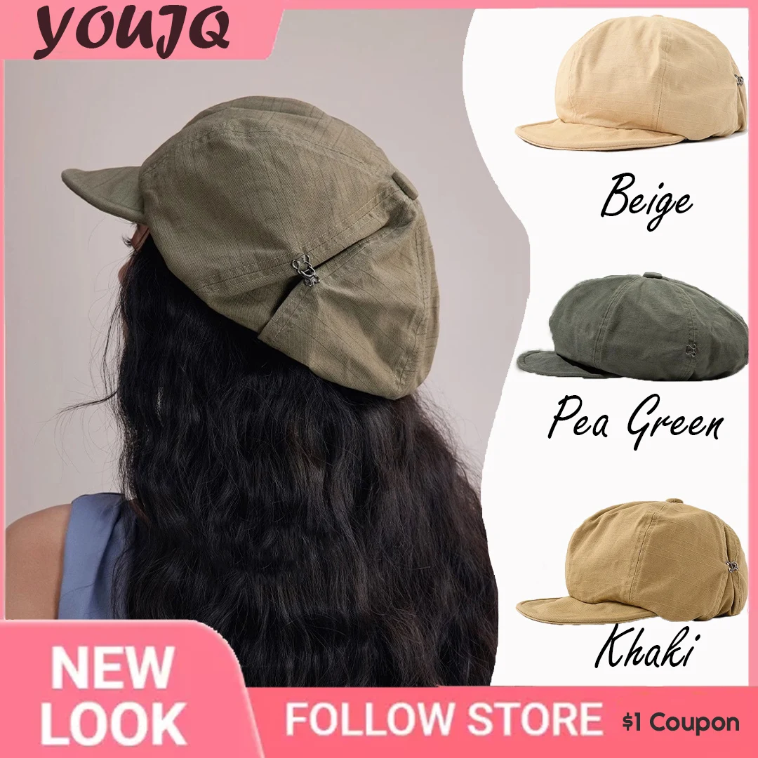 

Japanese Newsboy Berets Hats for Women Women Vantage Versatile Painter Show Face Small Cloud Cap Bonnet Gorras Inglesa Hombre