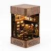 DIY Wooden Miniature Model Kit Magic Book House Casa Doll Houses 3D Puzzle Dollhouse With Furniture Home Decor for Friends Gifts 1