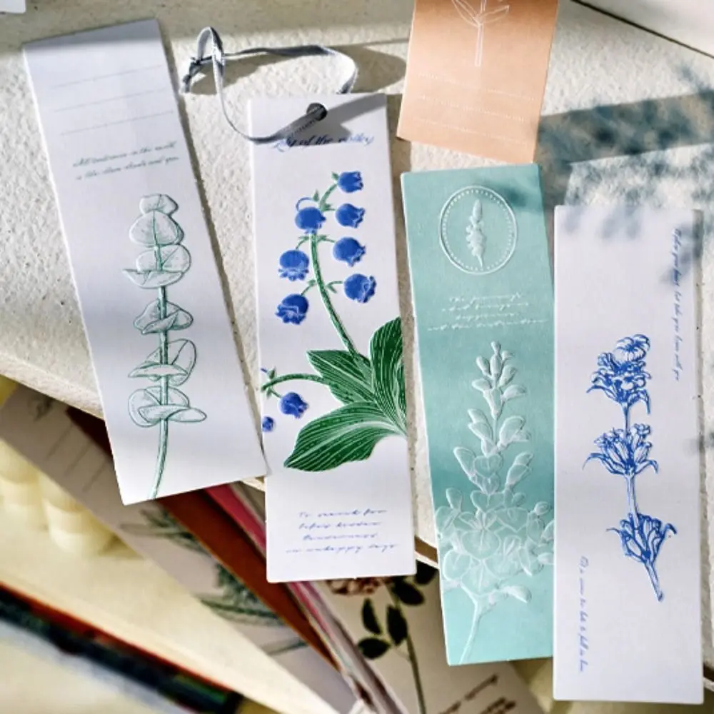 

MOHAMM 20 Sheets Natural Flower Plant Nice Paper Bookmark for Students/Adults Pages Books Readers Gift Bookmark