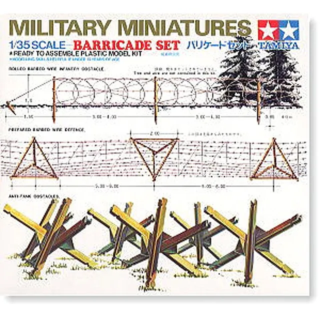 

Tamiya 1/35 набор баррикадов 35027