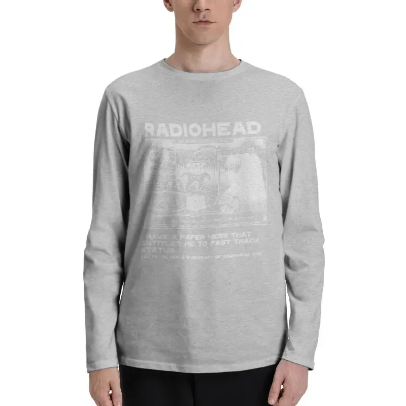 ミュージシャン Thom Yorke long sleeve t-shirt L size. Radiohead Band Rock Thom Yorke Long Sleeve T-Shirts T-shirt
