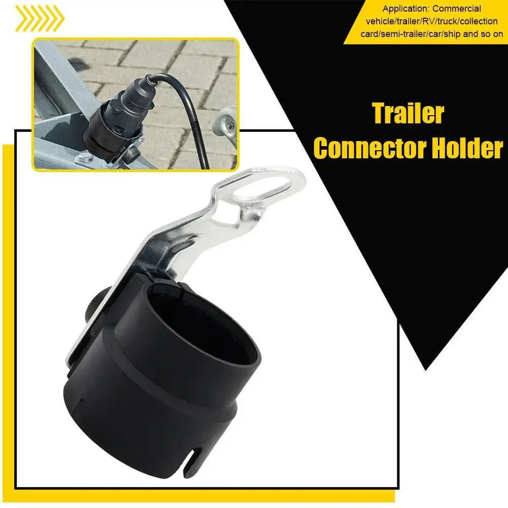 Plug Adapter 7 Core 13 Pins ABS Plastic Trailer Connection Fixator Dirt Protection High Temperature Resistant