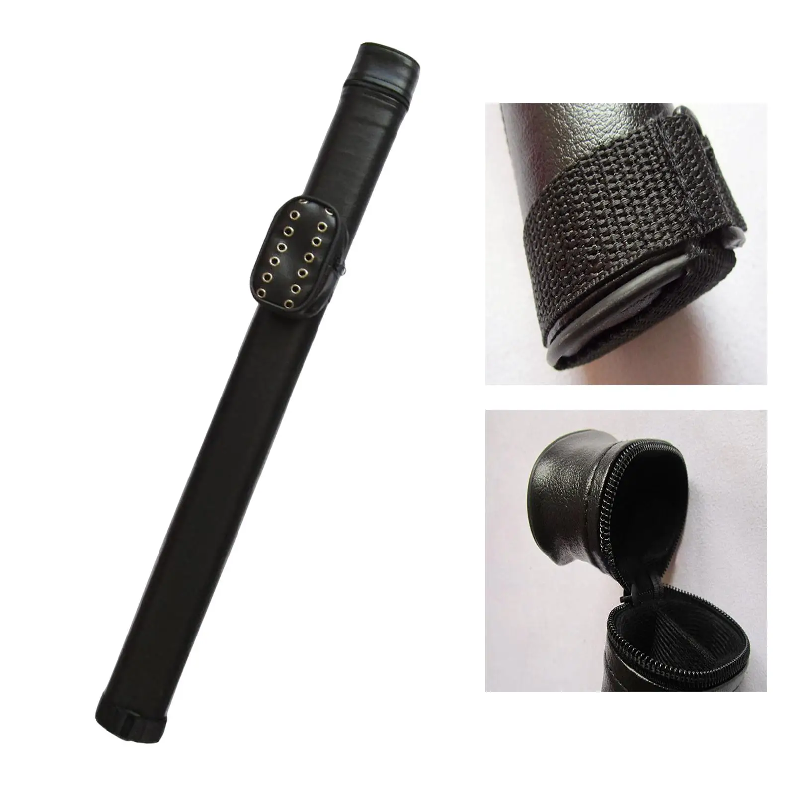 

Portable Pool Cue Case Snooker Cue Storage Pouch Billiard Cue Rod Carrying Bag 1/2 Billiard Carrying Cases Billiards Accessories