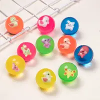 10Pcs ​Doll Bouncing Rubber Balls Toy Children's Fun Elastic Ball Indoor Play Toys Boys And Girls' Sports Toys Birthday Gift 2