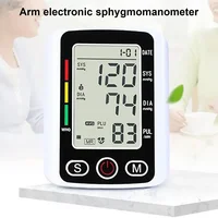 Portable Tonometer Digital LCD arm tensiometers Blood Pressure Monitor Heart rate Meter Large Cuff Sphygmomanometer Health Care 2
