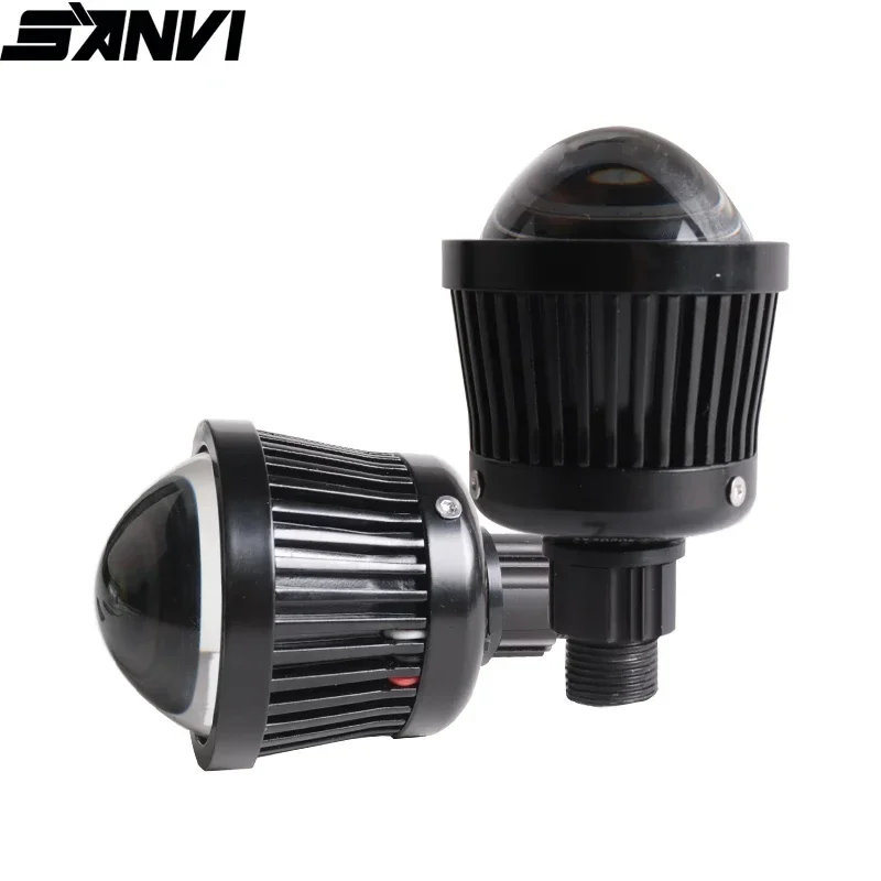 

SANVI 2pcs K3 4300k 25W Car LED Projector Lens Headlight H7 9005 9006 H11 High Beam Light Spotlight Fog Light Car Light DIY