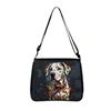 Watercolor Painting Dog Pattern Shoulder Bag German Shepherd Women Handbag Messenger Bag Shih Tzu Dog Crossbody Bag Phone Holder 3