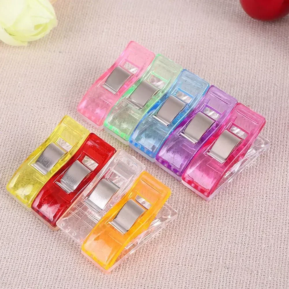 Multipurpose Sewing Clips Colorful Clips Plastic Craft Crocheting Knitting Safety Assorted Color Binding Paper sewing clips,plastic clips