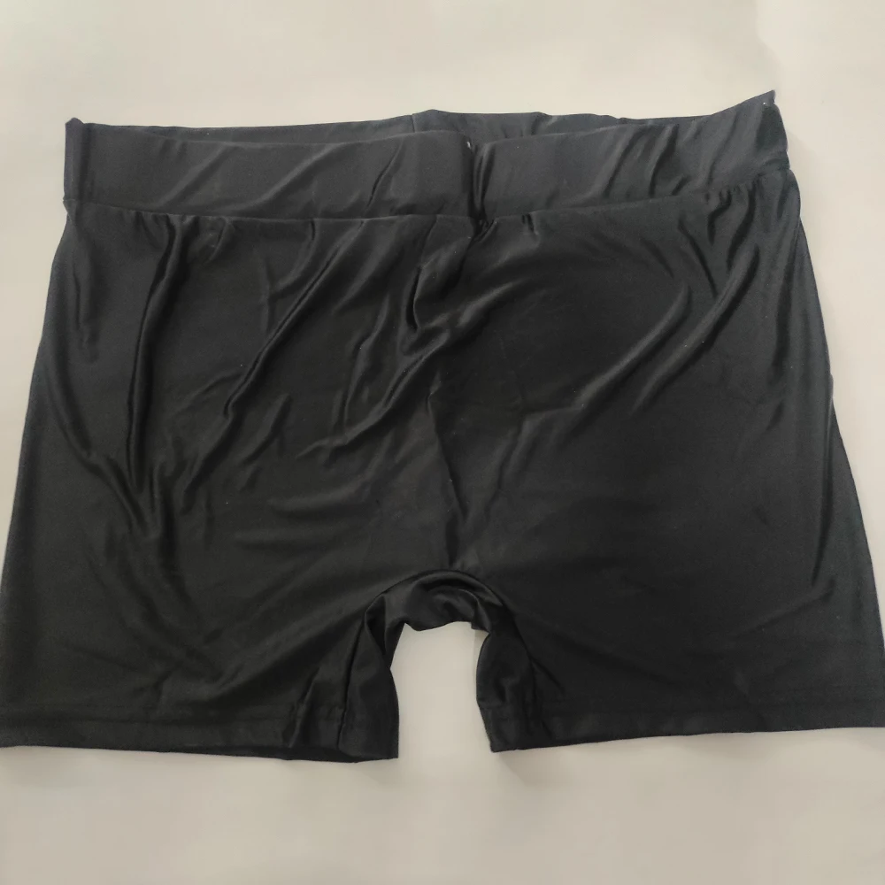 Men's Glossy See Through Underwear Briefs Sexy Plus Size Panties Low Waist Sheer Bottoms