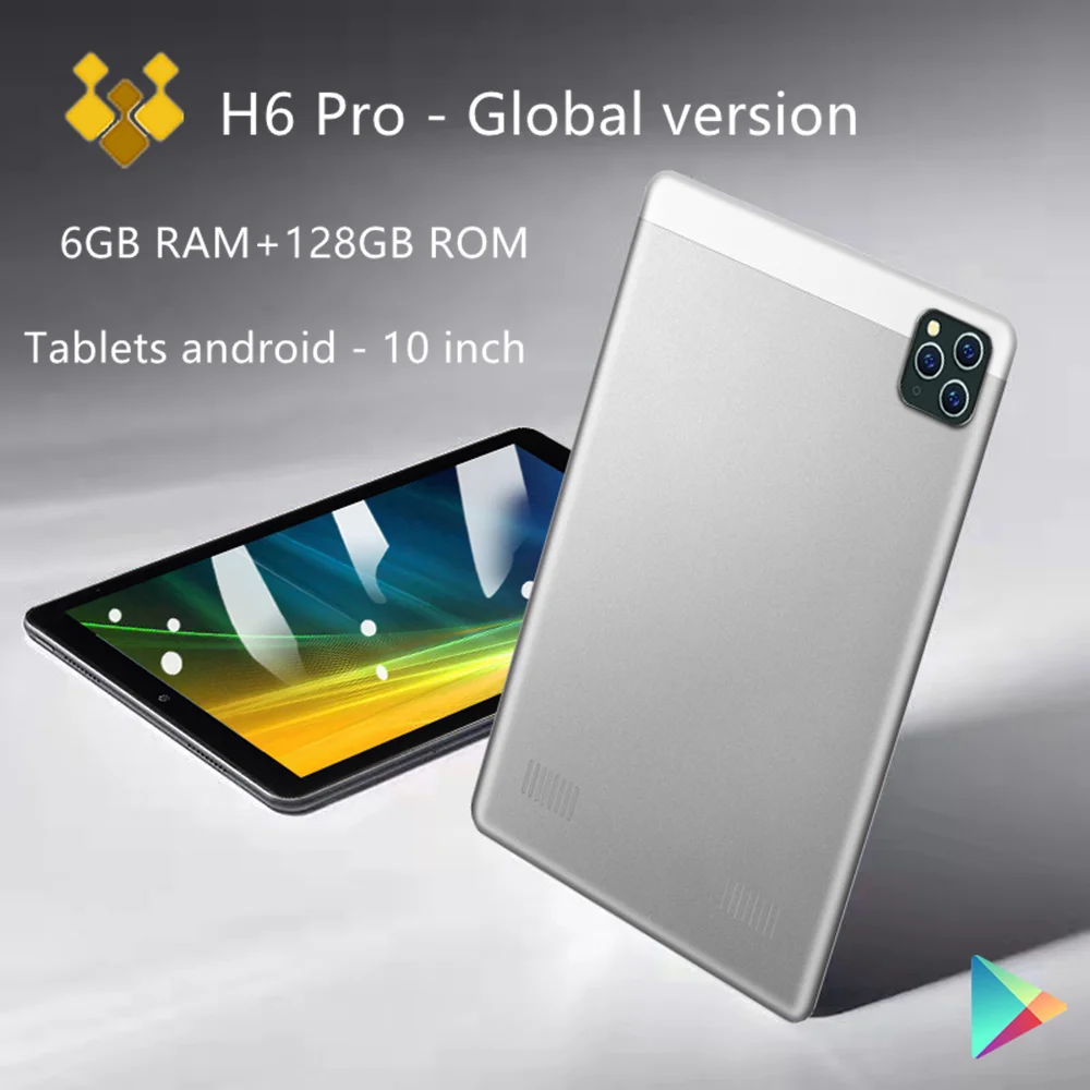 10 inch Tablets H6 Pro Global version Tablet 6GB+128GB cheap tablet 10 core ANDROID 10 Tablete 1920*1200 GPS Tablette WITH PEN tablet pillow stand