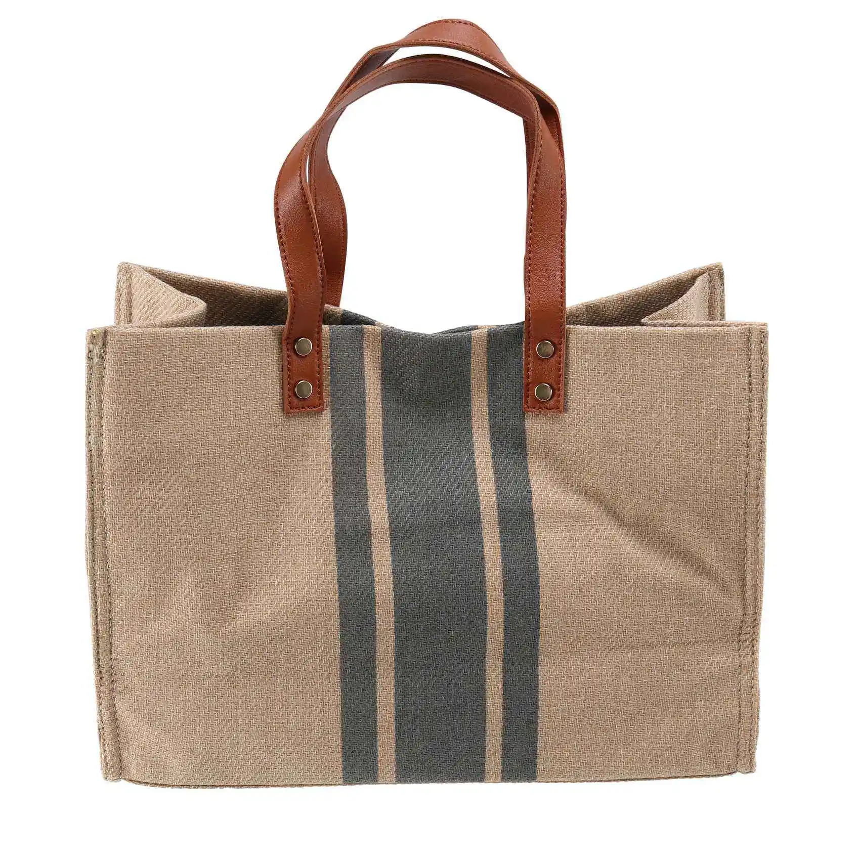 

Большая сумка для покупок, большие холщовые сумки, пляжная сумка, большая сумка через плечо, летняя повседневная полосатая Сумка