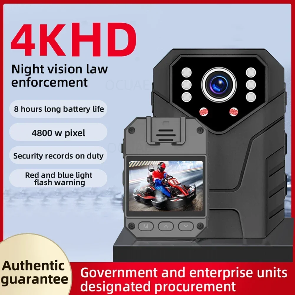 4K HD 1080P Mini  Camera Full  2 Inch IPS Touch Screen Night Vision Video Record