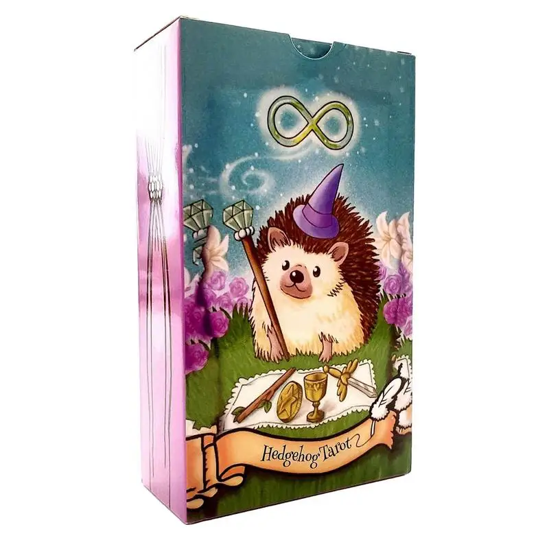 

Hedgehog Tarot Decks English Version Cards For Divination Professionals Fortune Telling Tarot Card Deck Table Board Games funny
