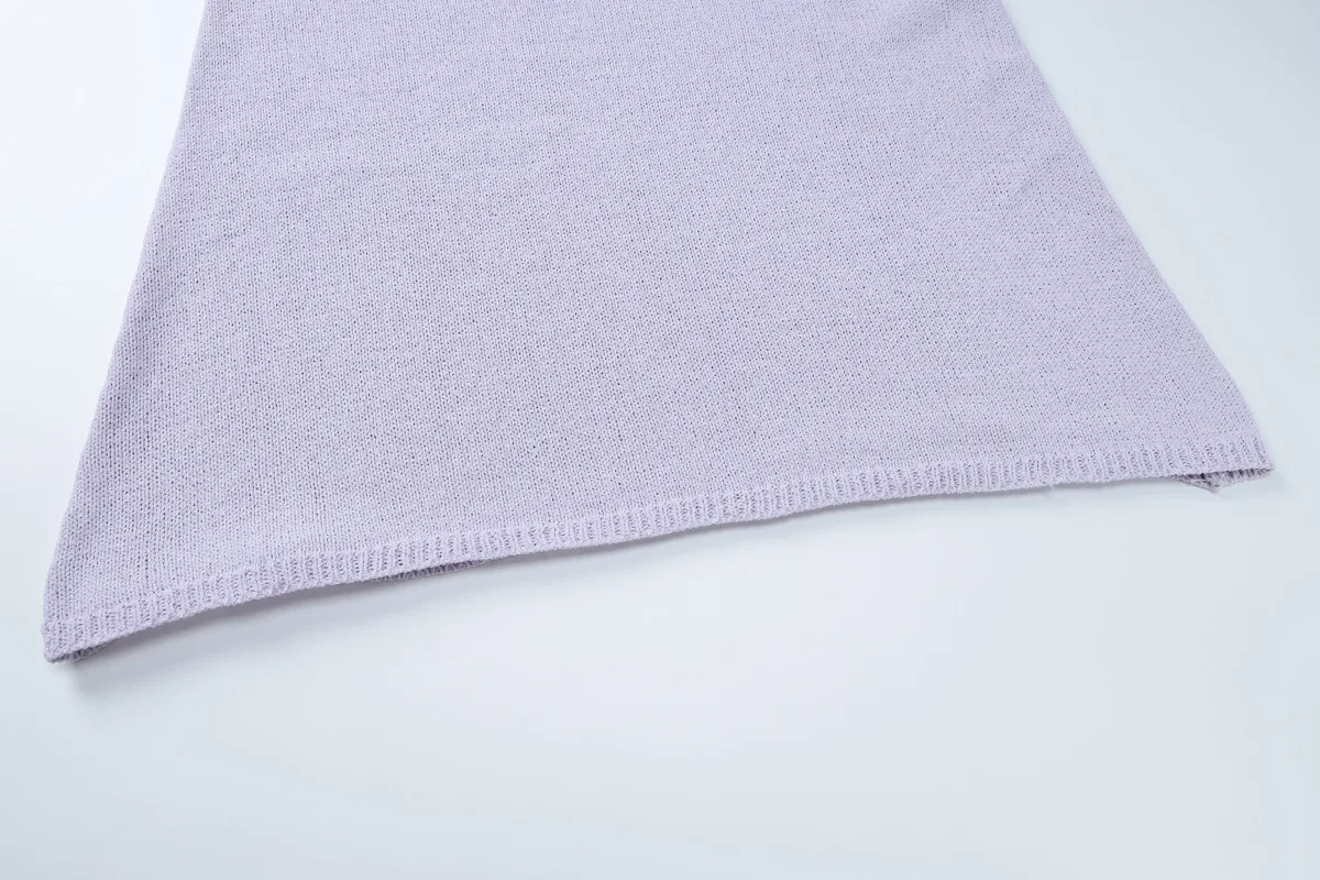 Autumn Floral Knit Long Dress Women's Hollow Out Lace-Up Scoop Neck Slim Patchwork Holiday Beach Dress Knitwear Maxi Dress