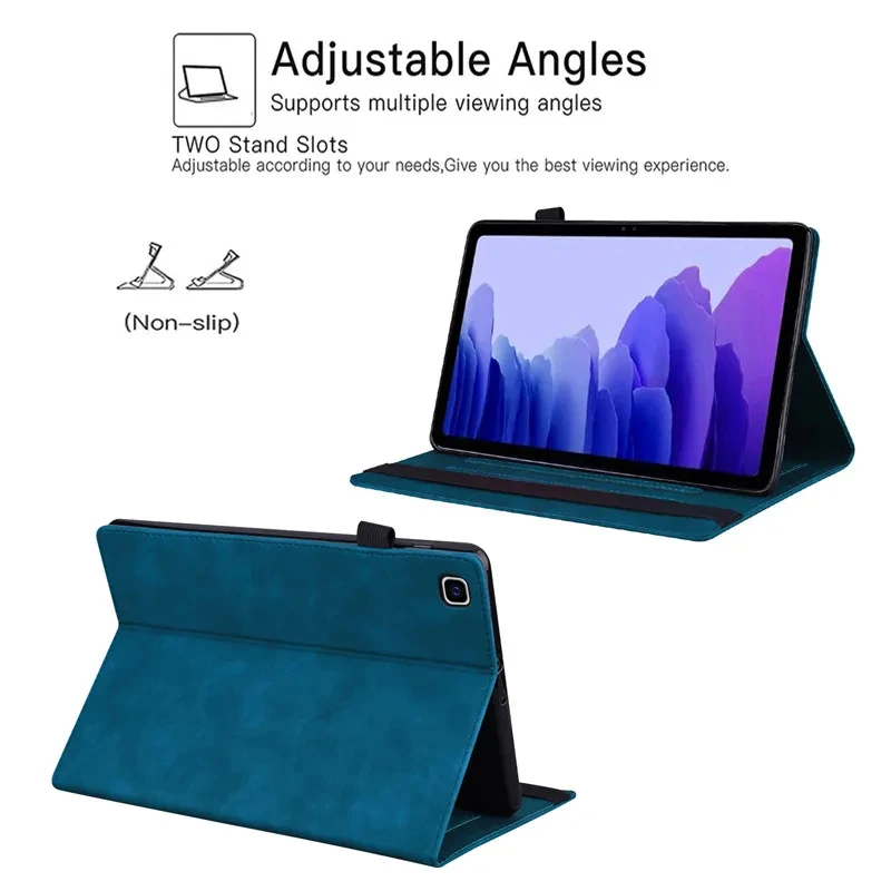 Elegant Business Wallet Flip Book Tablet Case with Durable TPU Shell