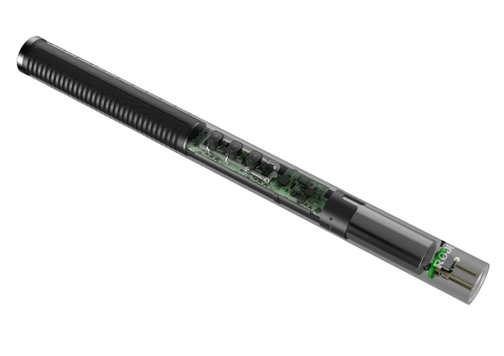 RODE-NTG4 + Plus 디지털 스위치 카메라 샷건 마이크, 저소음 바닥, 고감도 내장 배터리