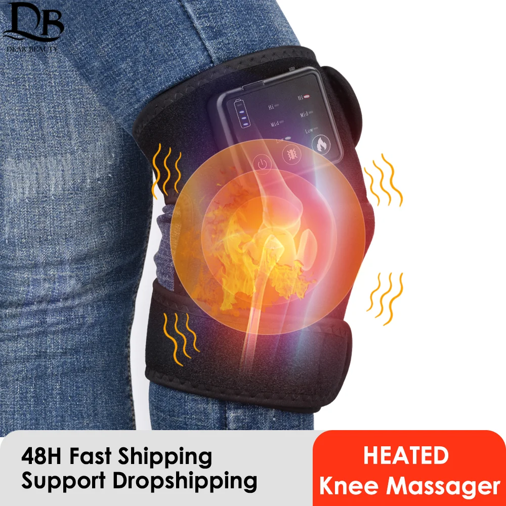 Electric Heating Knee Massager Far Infrared Joint Physiotherapy Elbow