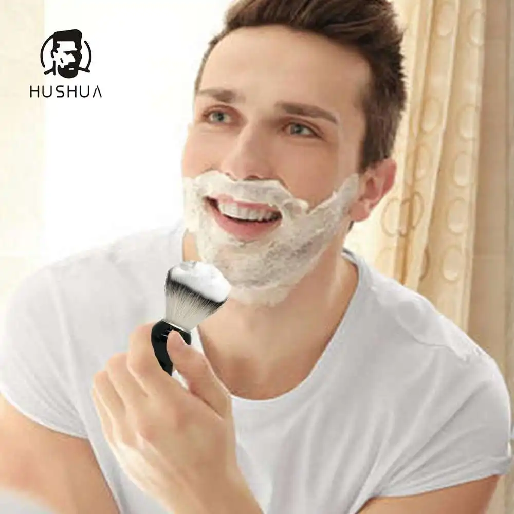 GDMG ABS Handmade Shaving Brush For Men With Badger Hair Knot  21mm, Can Be Customized LOGO,Gift For Dad Husband
