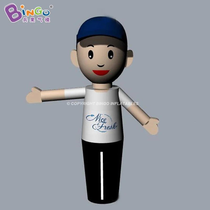 Personalized 2.7mH Inflatable Waving Air Dancer For Advertising Decoration / 9ft Tall Sky Dancer Balloon Toy Tube Man
