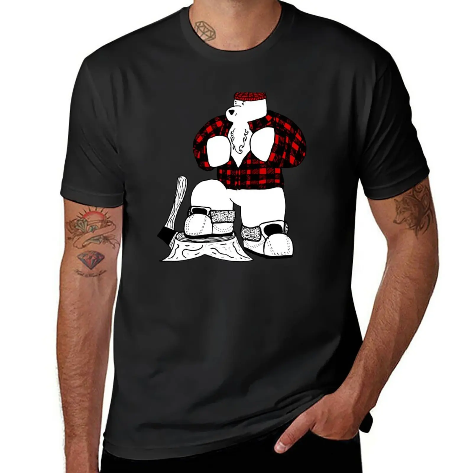 

New Lumberjack Bear T-Shirt shirts graphic tees funny t shirts quick drying shirt oversized t shirts for men