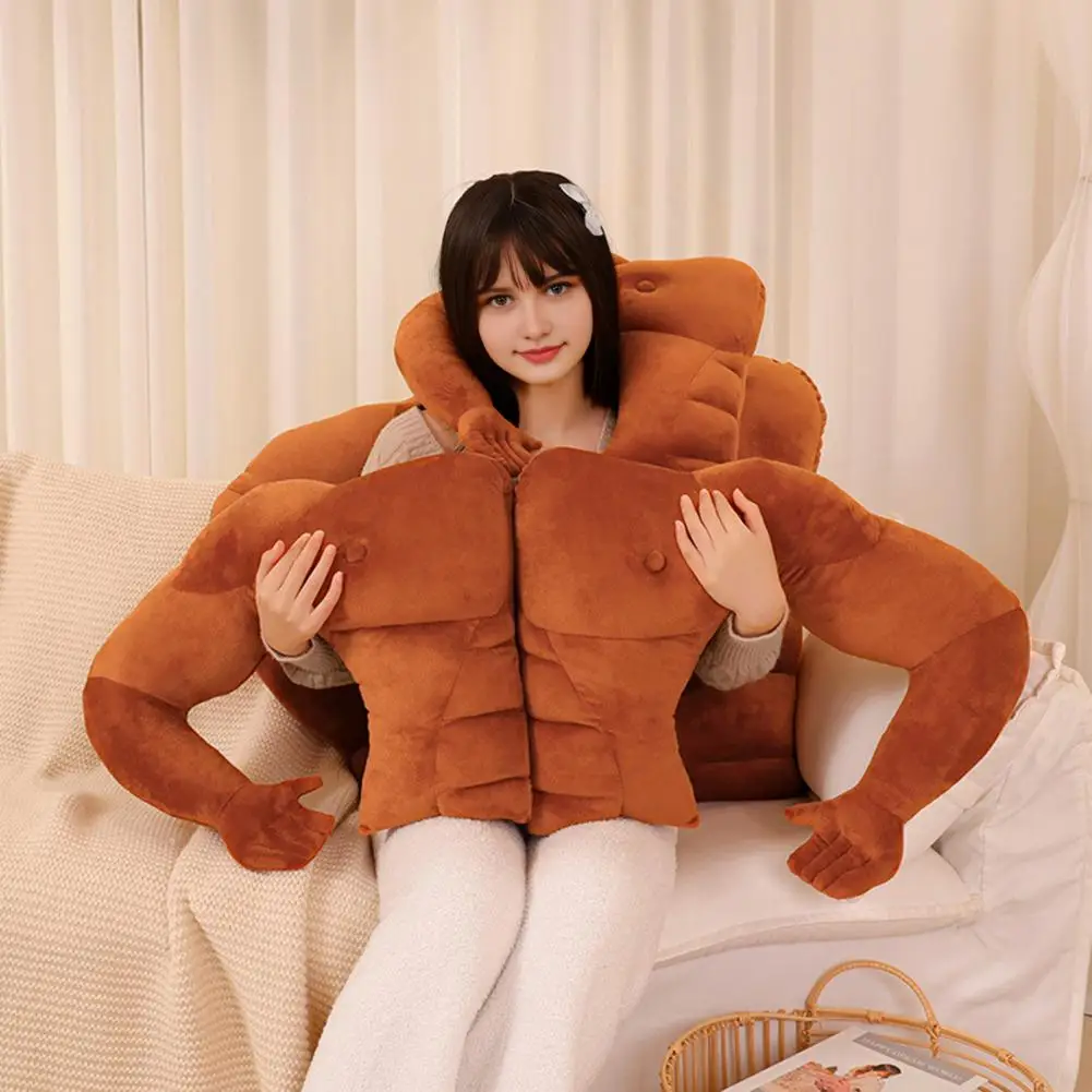 45/58/80cm Boyfriend Arm Pillow Funny Supportive Partner Pillow Hunky Husband Cuddle Body Shaped Pillow Neck Shoulder Support