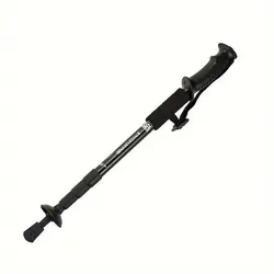 Ultralight Foldable Trekking Poles with Shock Absorption (3 Section Black)