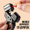 Fidget Toy Mini Shell Ejecting Toy Gun Anti Stress Hand Spinner Ring Pistol Birthday Gift Game Gold Finger Stress Relief 3