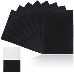 Black papel fieltro Self-adhesive Black Diy Black Felt Sheets Multi-purpose for and Craft Making