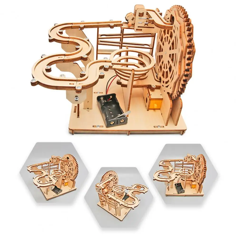 

Игрушка-пазл 3d на батарейках, электрическая деревянная 3D-Головоломка с шариками для взрослых и детей, «сделай сам», для обучения