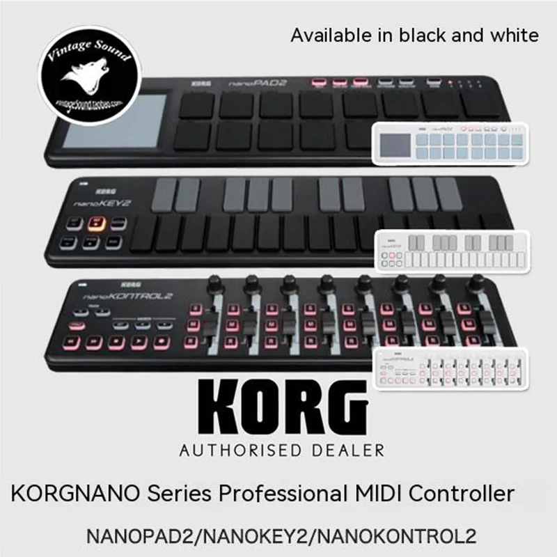 Keyin KORG Nano Kontrol2/Key2/Pad2 Portable MIDI Controller 