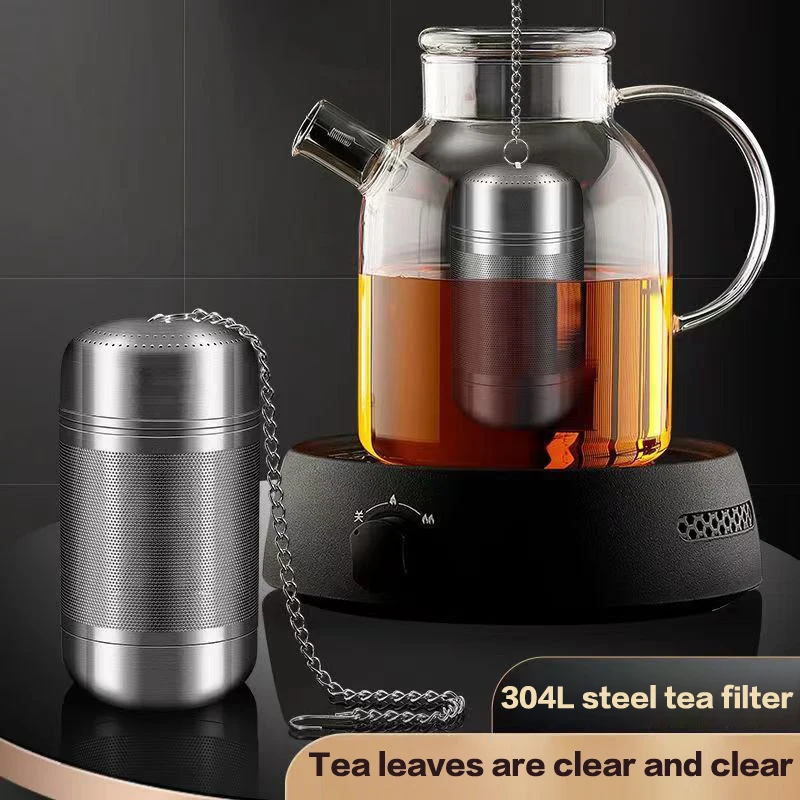 Tea Strainer Stainless Steel Tea Infuser Leaves Spice Seasoning Ball Strainer Teapot Fine Mesh Coffee Filter Teaware