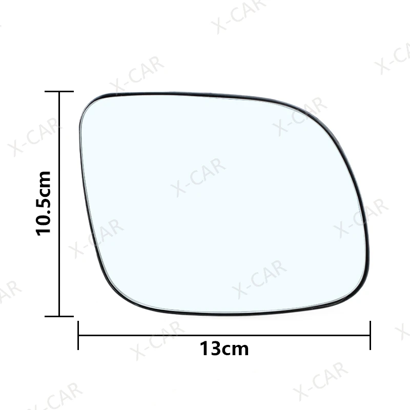 Skoda Fabia MK1 2000 2001 2002 2003 2004 2005 2006 2007 2008 가열식 외부 백미러 사이드 미러 유리 렌즈